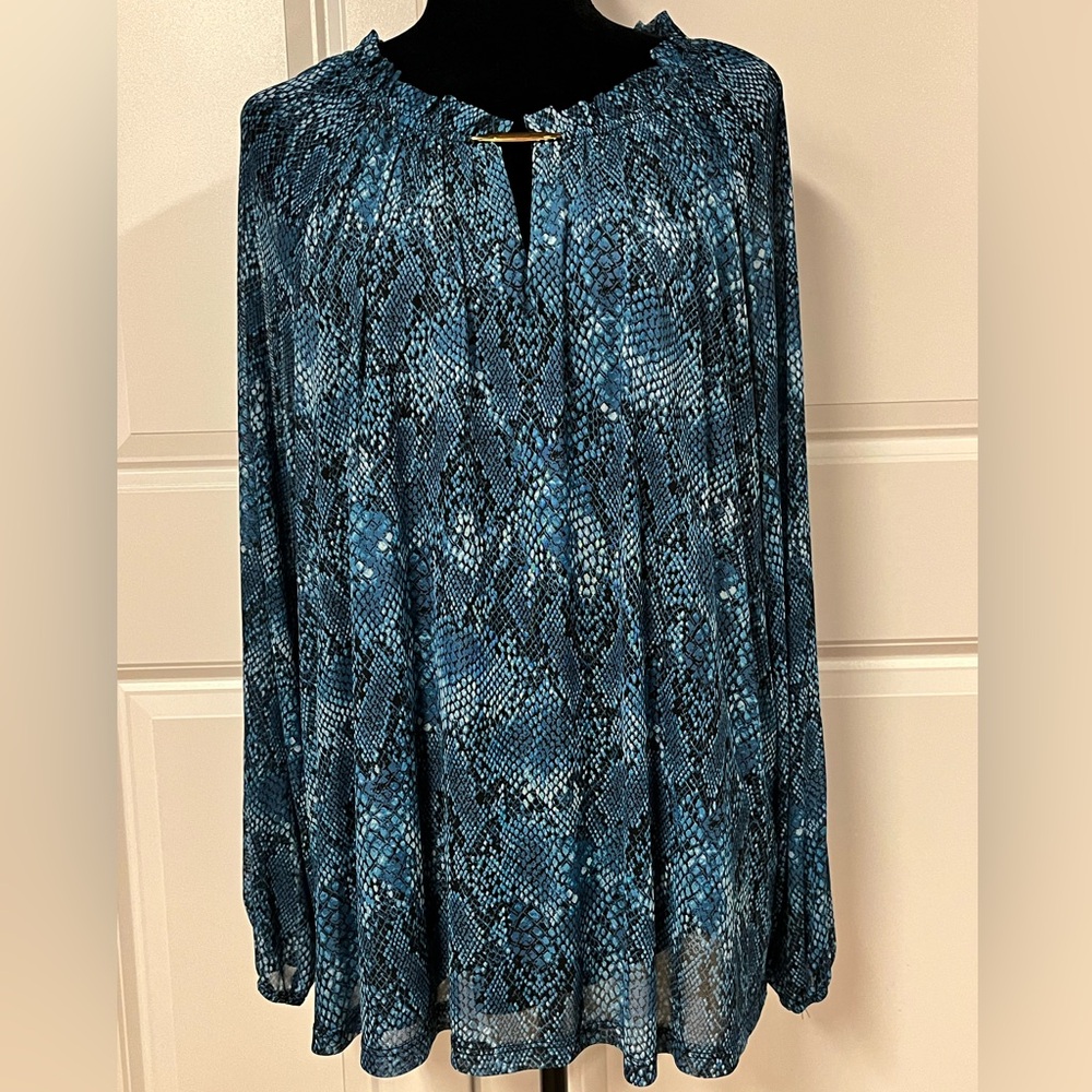 Harper 241 Snake Print Blouse